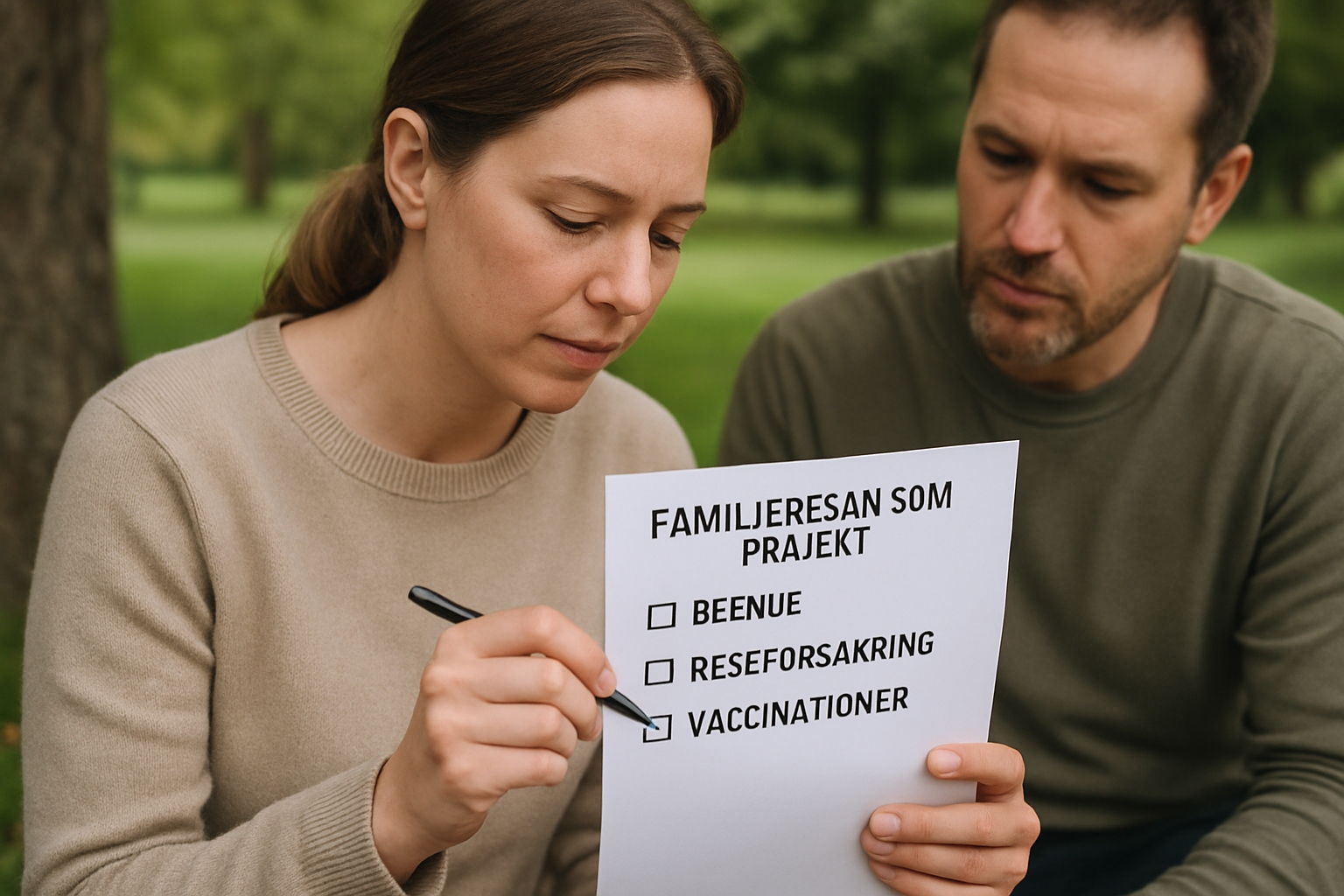Familjeresan som projekt: jämför boende, skydd och vårdplan innan avfärd